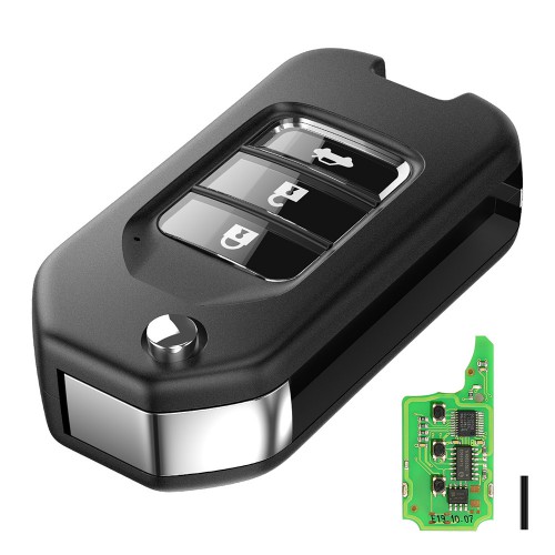 XHORSE XNHO00EN Wireless Universal Remote Key Fob 3 Buttons for Honda VVDI Key Tool English Version 5pcs/lot