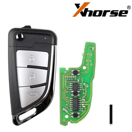 XHORSE XKKF21EN Wire Remote Key VVDI KNIFE 2 Style(Flip-3BTN) 5pcs/lot Get 40 Bonus Points for Each Key