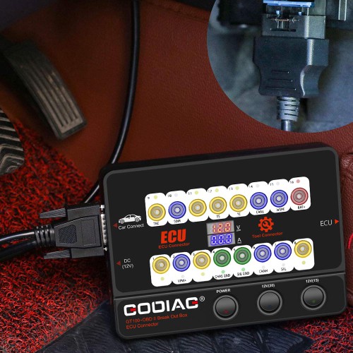 GODIAG GT100+ GT100 Pro Breakout Box Adds Electronic Current Display and CAN BUS Work With VVDI2