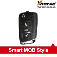 1PC Xhorse MQB Style Smart Proximity Remote Key XSMQB1EN 3 Buttons Get 60 Bonus Points