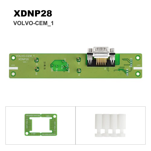 Xhorse Mini Prog and Key Tool Plus 15pcs Solder-Free Adapters & Cables for BMW, Porsche, Landrover, Volvo, and others
