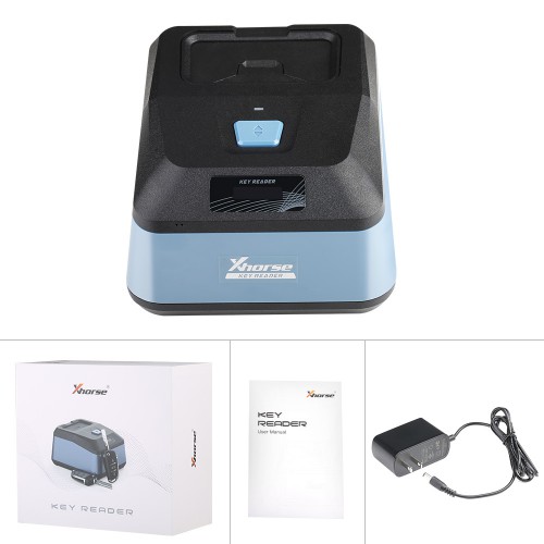 Xhorse Dolphin XP005 Automatic Key Cutting Machine and Xhorse Key Reader XDKP00GL Identify Key Bitting within Seconds