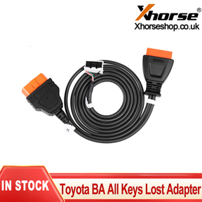 XHORSE KD8ABAGL Toyota BA All Keys Lost Adapter works with VVDI Key Tool Plus/Key Tool Max Pro/FT-Mini OBD Tool