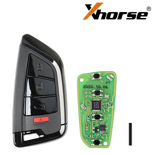 Xhorse  XSKF21EN Smart Remote Key Memoeial Knife Style 4 Buttons English 1PC
