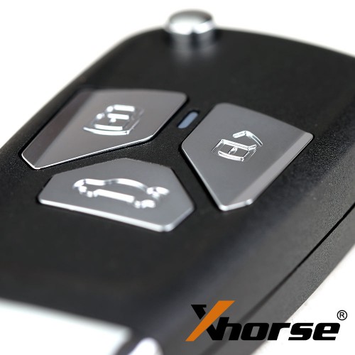 5pcs XHORSE XNAU01EN Audi Style Wireless VVDI Universal Flip Remote Key With 3/4 Button