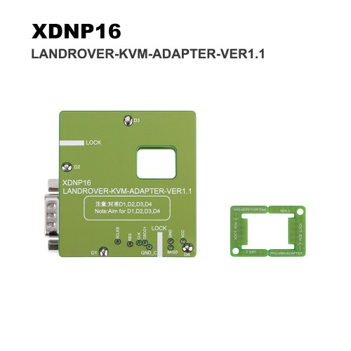 Xhorse XDNP16 for LANDROVER FOR KVM-ADAPTER-VER1.1 Solder-free Adapters for MINI PROG/KEY TOOL PLUS
