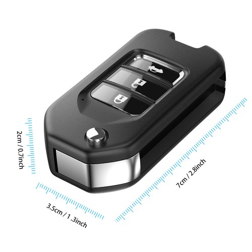1PC XHORSE XNHO00EN Wireless Universal Remote Key Fob 3 Buttons for Honda VVDI Key Tool