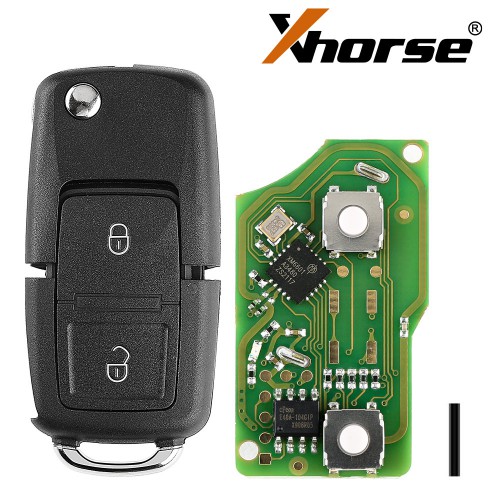 XHORSE XKB508EN Wire Universal Remote Key B5 Style 2 Buttons(English Version) 5pcs/lot