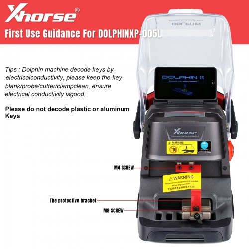 Xhorse Dolphin II XP-005L Automatic Key Cutting Machine with Adjustable Screen