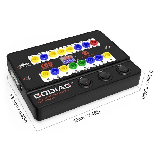 GODIAG GT100+ GT100 Pro Breakout Box Adds Electronic Current Display and CAN BUS Work With VVDI2