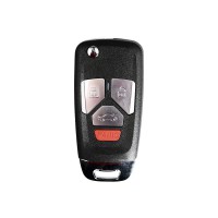 Xhorse VVDI Audi Type Universal Remote Flip Key 4 Buttons Wireless PN XNAU02EN 5pcs/lot Get 40 Bonus Points for Each Key