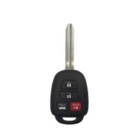 XHORSE XKTO06EN Wired Universal Remote Key Toyota Style Flat 4 Buttons for VVDI VVDI2 Key Tool 5pcs/lot