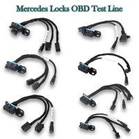 Mercedes All EZS Bench Test Cable 7 pcs for W209/W211/W906/W169/W208/W202/W210/W639 works with VVDI MB