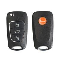 [No Tax] Xhorse XKHY02EN Wire Remote Key For Hyundai Flip 3 Buttons 5pcs/lot Get 25 Bonus Points for Each Key