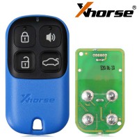 [UK/EU Ship] Xhorse XKXH01EN Universal Remote Key 4 Buttons for VVDI Key Tool English Version 5pcs/lot