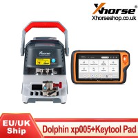 [UK/EU Ship] Xhorse Dolphin XP005 Key Cutting Machine and VVDI Key Tool Plus Get 1 BGA Token Free Everyday